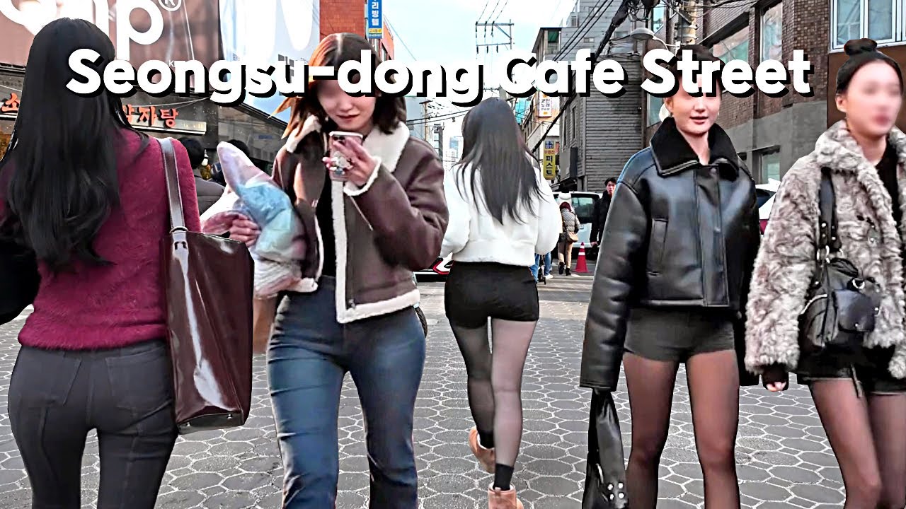 [4K SEOUL KOREA]😳😳 봄을 기다리는 성수동~ 걷기좋은  성수동카페거리🔥🔥/Seongsu-dong, /Seoul, Korea/City Stroll