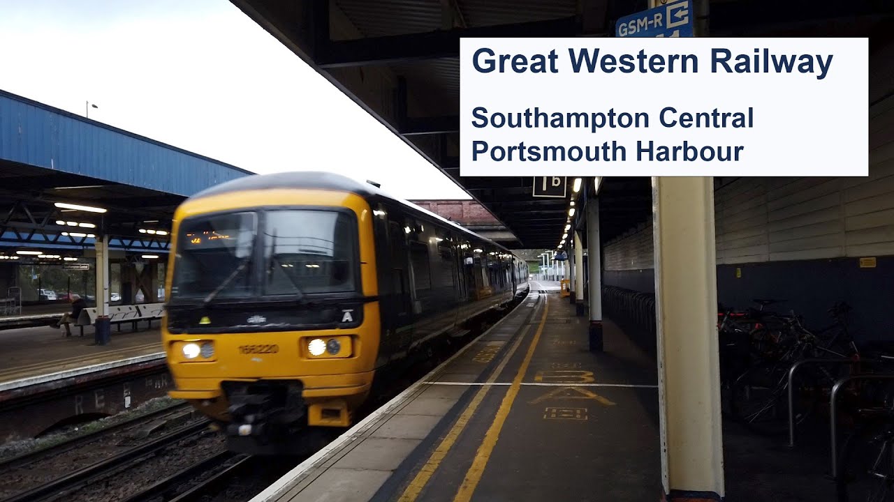 Great Western Railway (GWR) Southampton Central to Portsmouth Harbour