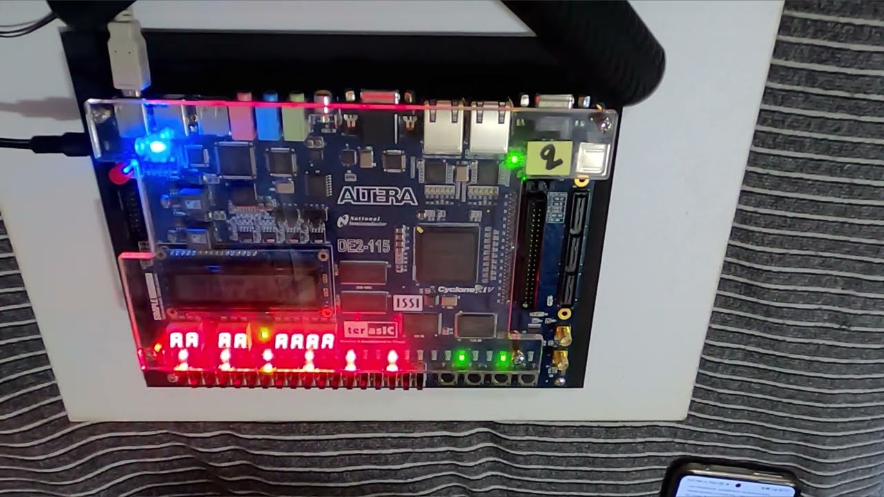 Модуль MAKET_OY для выполнения натурных испытаний операционных устройств студентов на стенде DE2-115