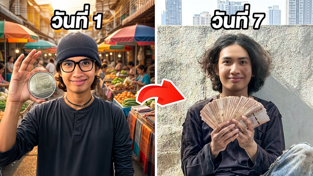 ผมเปลี่ยนเงิน 1฿ เป็น 100,000฿ ภายใน 1 อาทิตย์