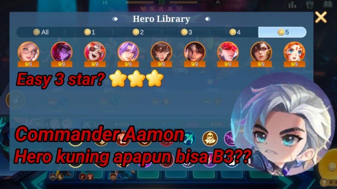 Tutorial Commander Aamon #magicchessgogo