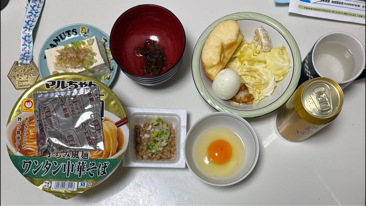 夕食配信 カップラーメン 031526Su #1日1食 #16時間断食 #四毒抜き #ダイエット #予備試験 #50代 #婚活中