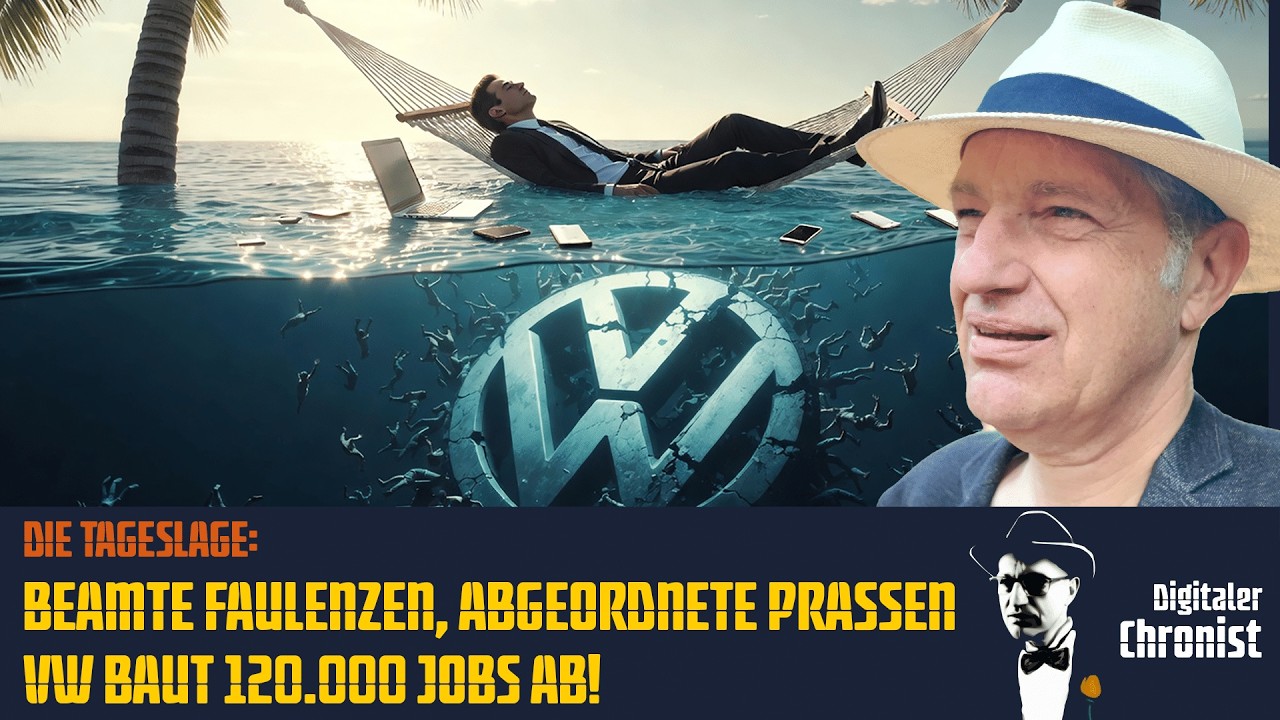 Die Tageslage: Beamte faulenzen, Abgeordnete prassen &ndash; VW baut 120.000 Jobs ab!