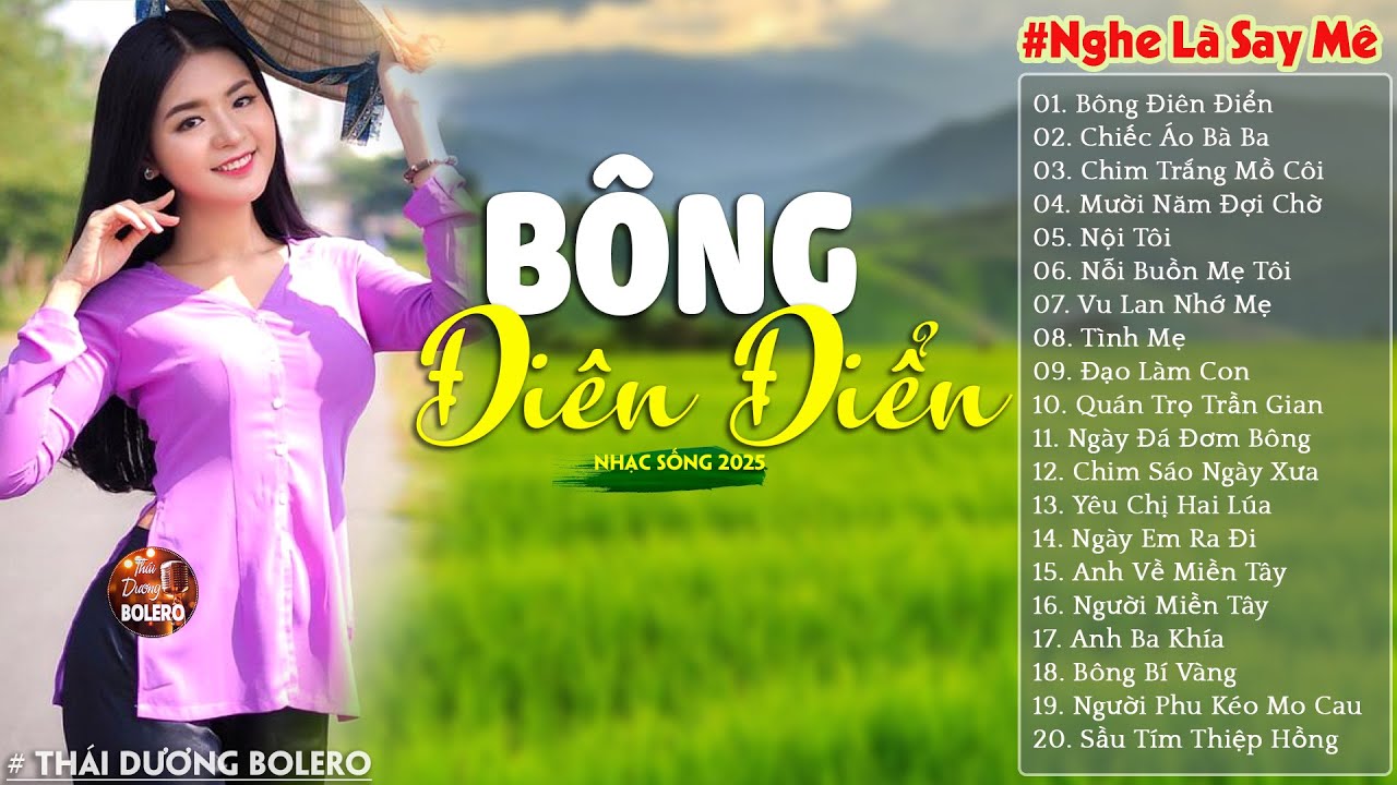 Bông Điên Điển, Chiếc Áo Bà Ba-LK Nhạc Sống Dân Ca Quê Hương Miền Tây Chọn Lọc 2025 Say Mê Con Tim