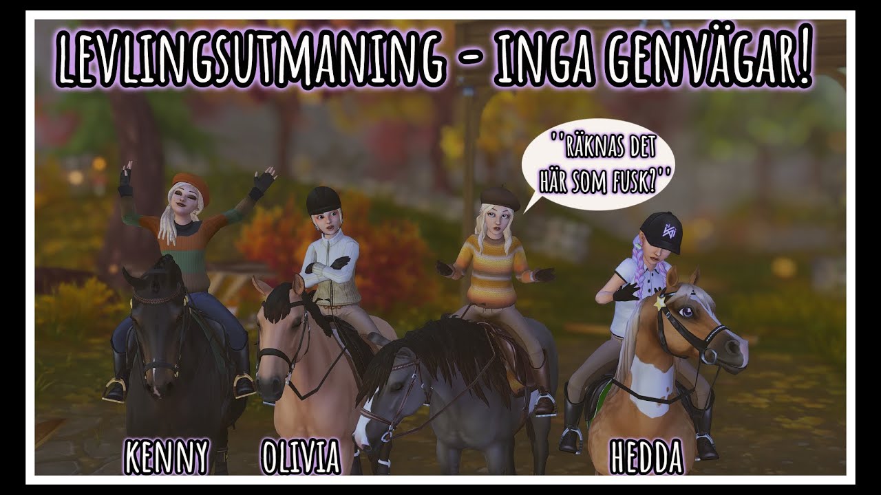 Levlingsutmaning - Inga genvägar är tillåtna! Med Hedda, Olivia och Kenny!