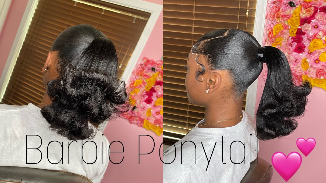 How to: Barbie Ponytail with swoop 💕