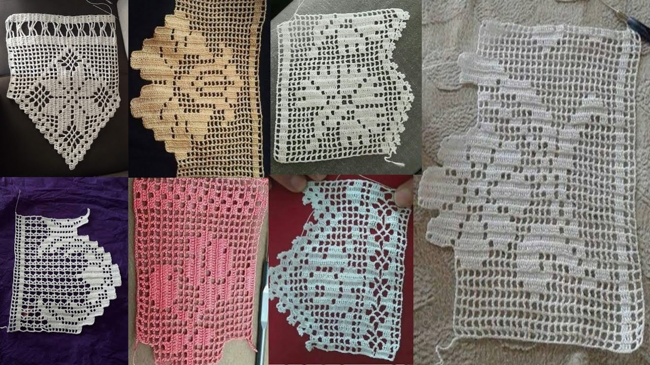 Crochet floral lace designs #crochet #crochetdesigns #handmade #crochetlace 