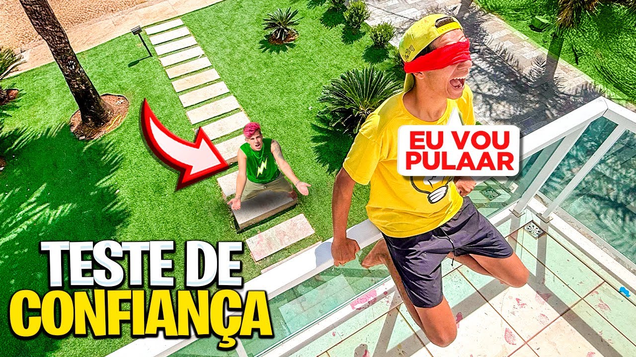 TESTEI A CONFIANÇA DO MEU MELHOR AMIGO *Me machuquei ?