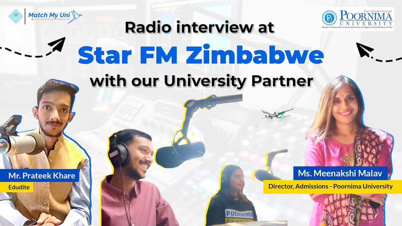 Discover international education with Poornima U's Ms. Malav & Edudite's Mr. Khare! Tune in now!