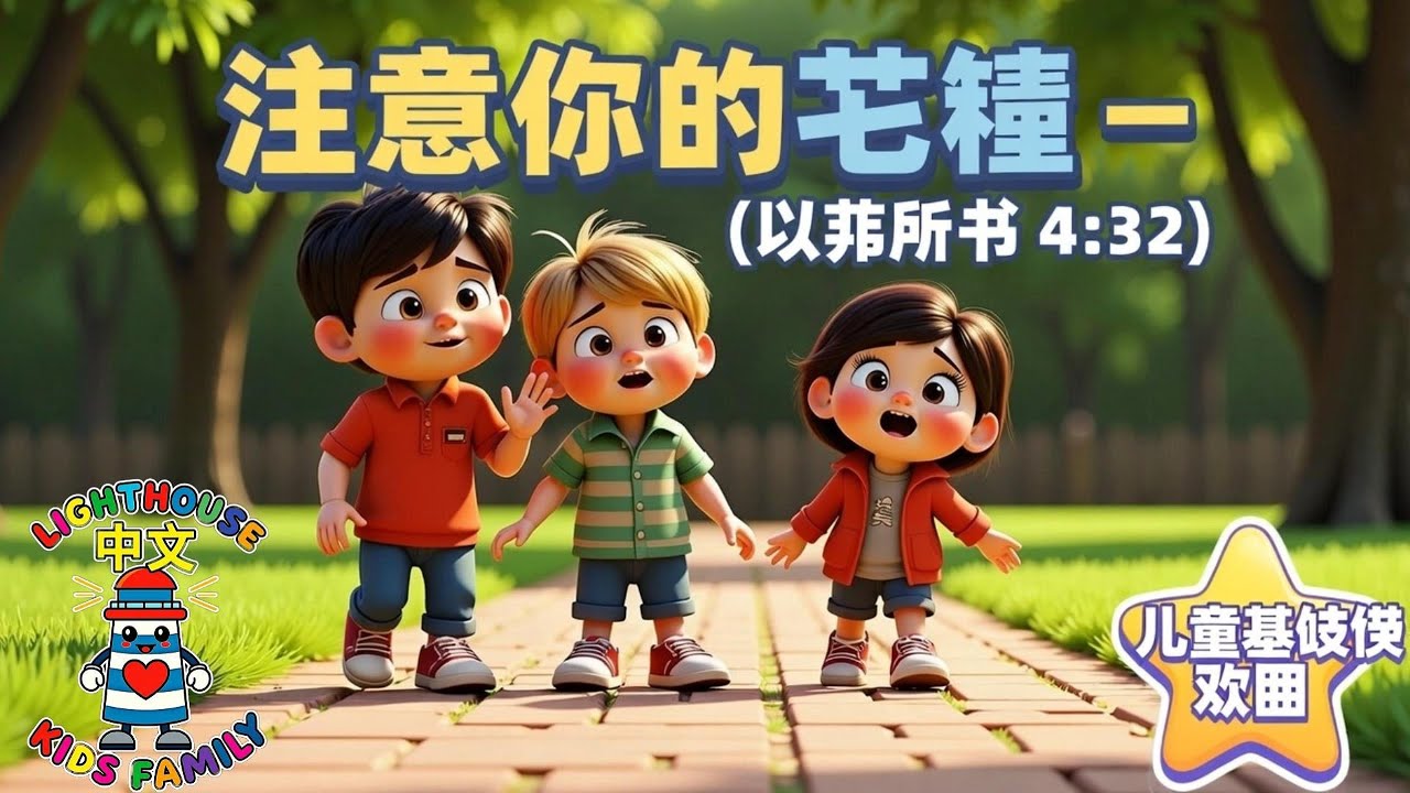 注意你的礼貌 (以弗所书 4:32) | 儿童基督教歌曲 | Lighthouse Kids Family– 中文