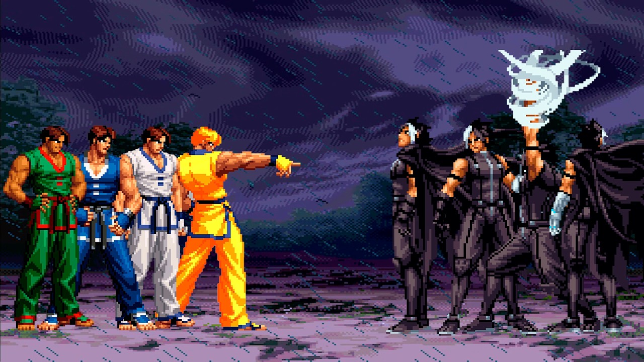 [KOF Mugen] Команда Ким Капхвана против команды Безымянного