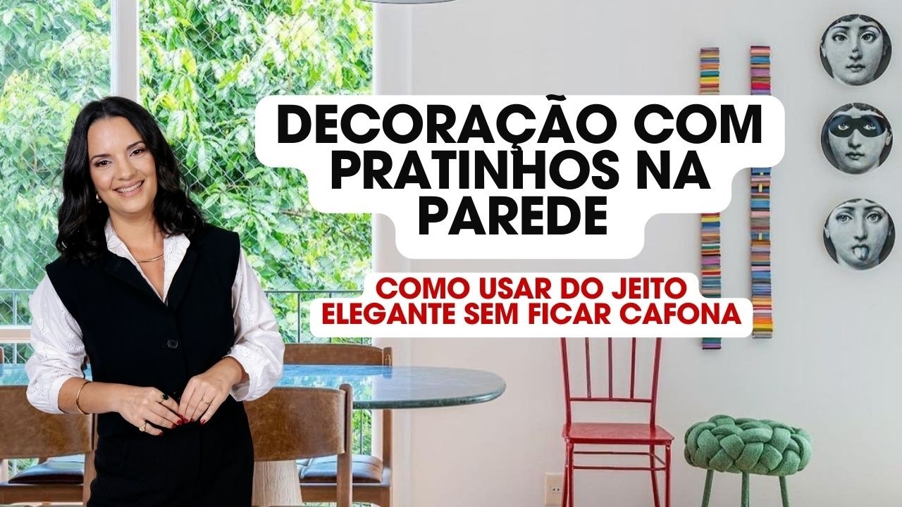 Como usar pratinhos na parede com elegância