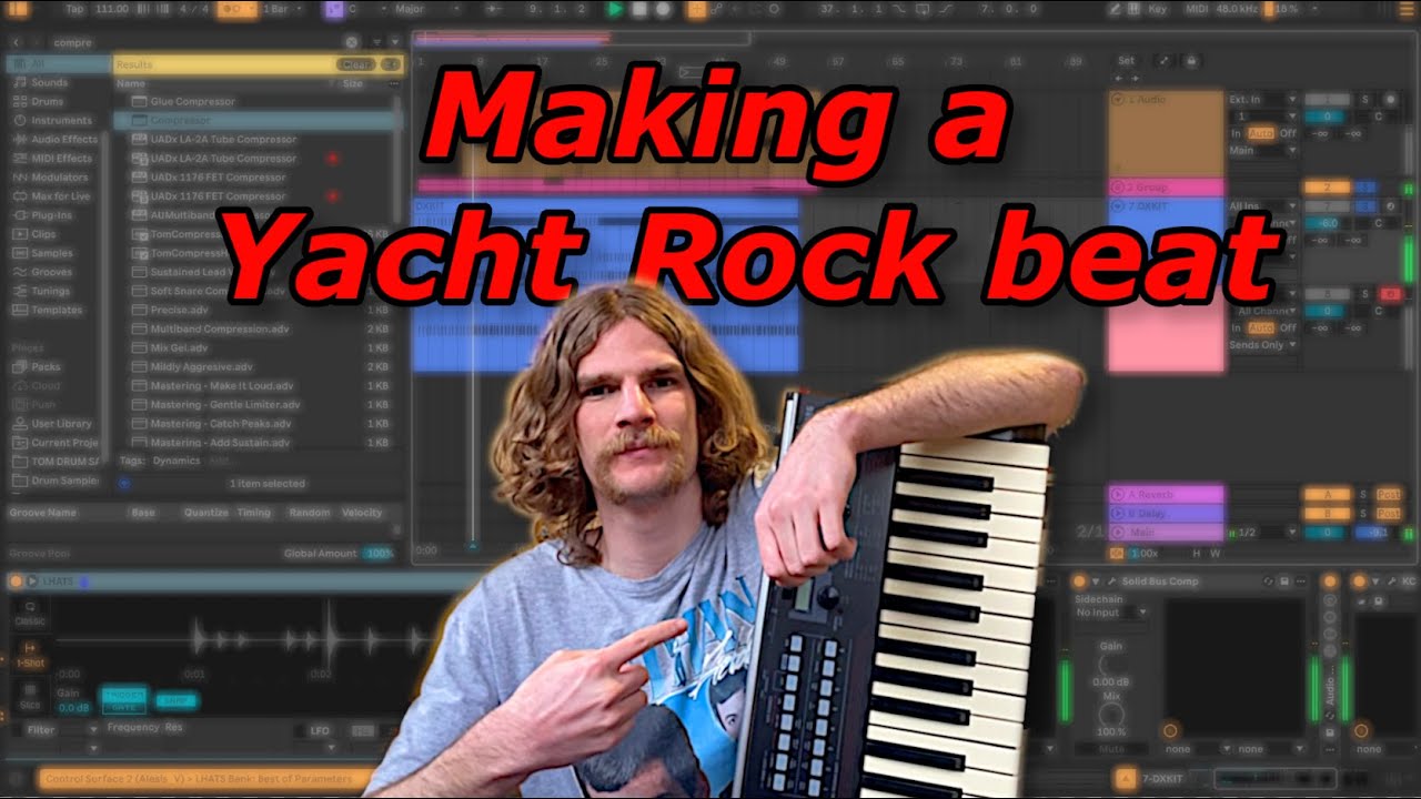 Making another Yacht Rock type beat