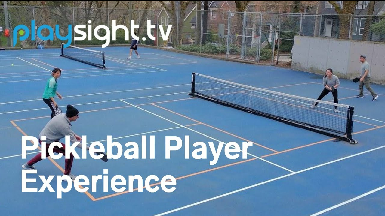 PlaySight tv Pickleball SmartCourt Player Experience