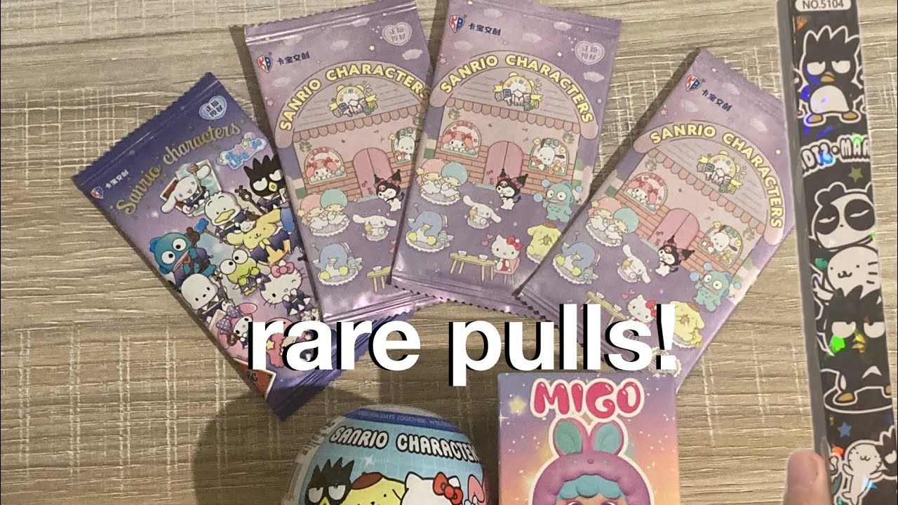 unboxing blind bag/boxes | sanrio, migo, lo-fi asmr