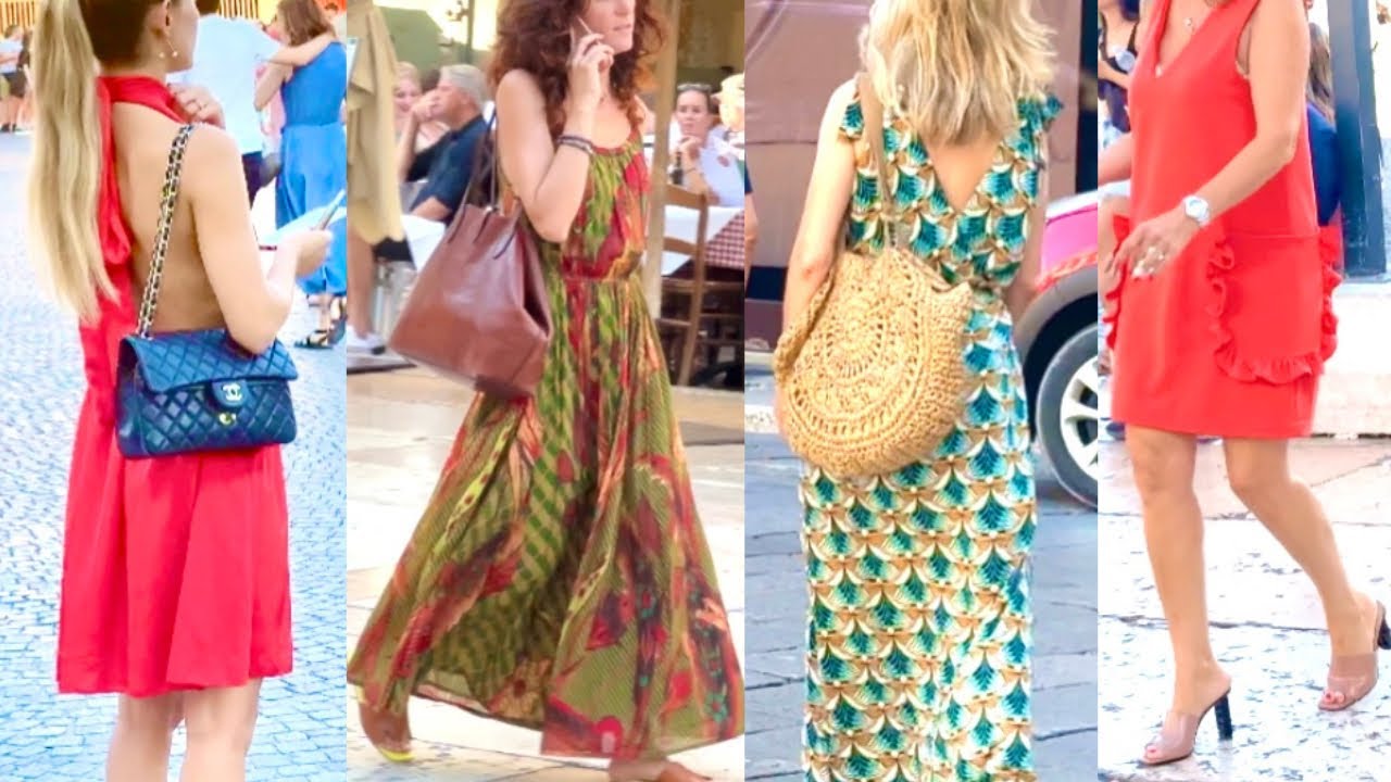 WHAT TO WEAR ON A SUMMER VACATION IN ITALY 🇮🇹AUGUST STREET STYLE #whatarepeoplewearing #summerlook
