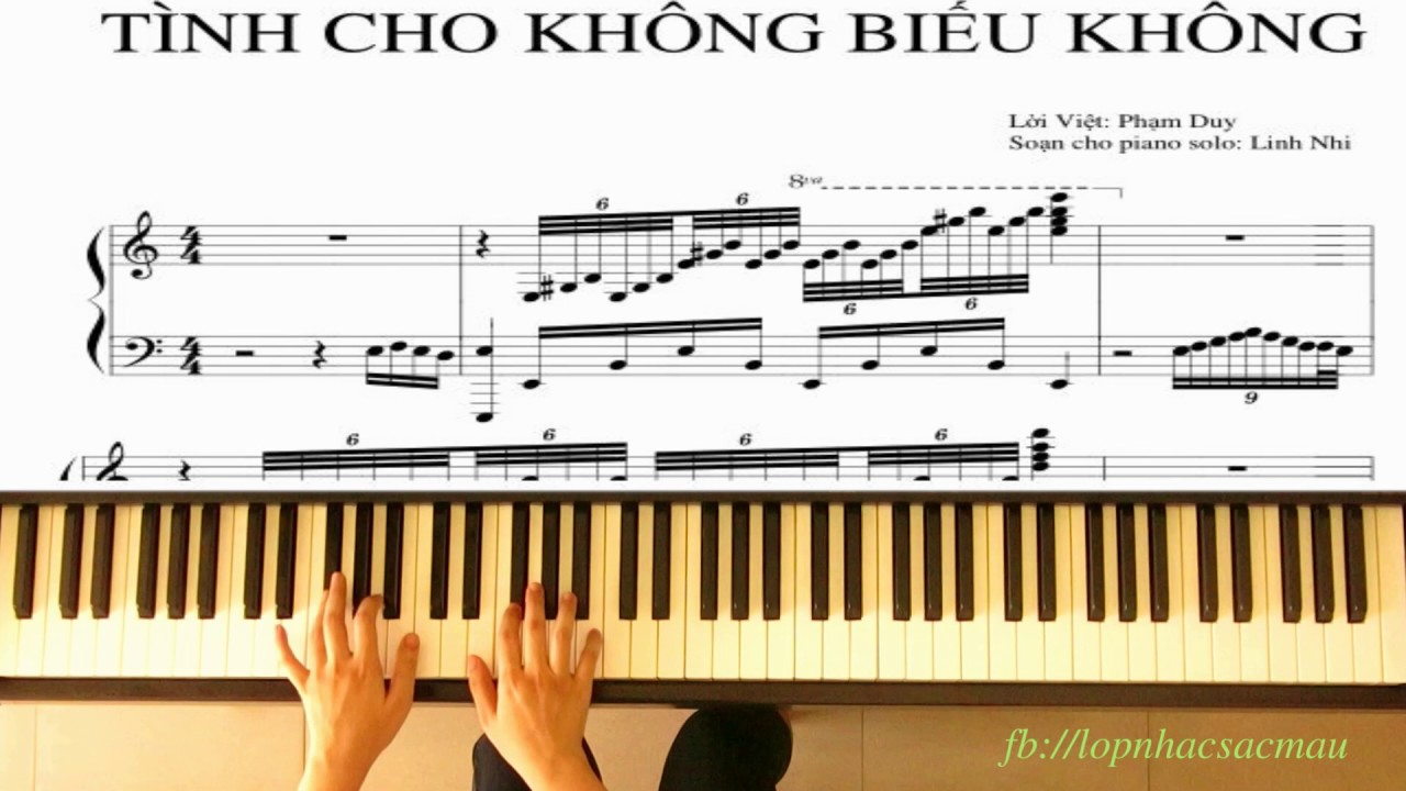 Tình Cho Không Biếu Không Tango (L'amour C'est Pour Rien) | Piano cover | Linh Nhi