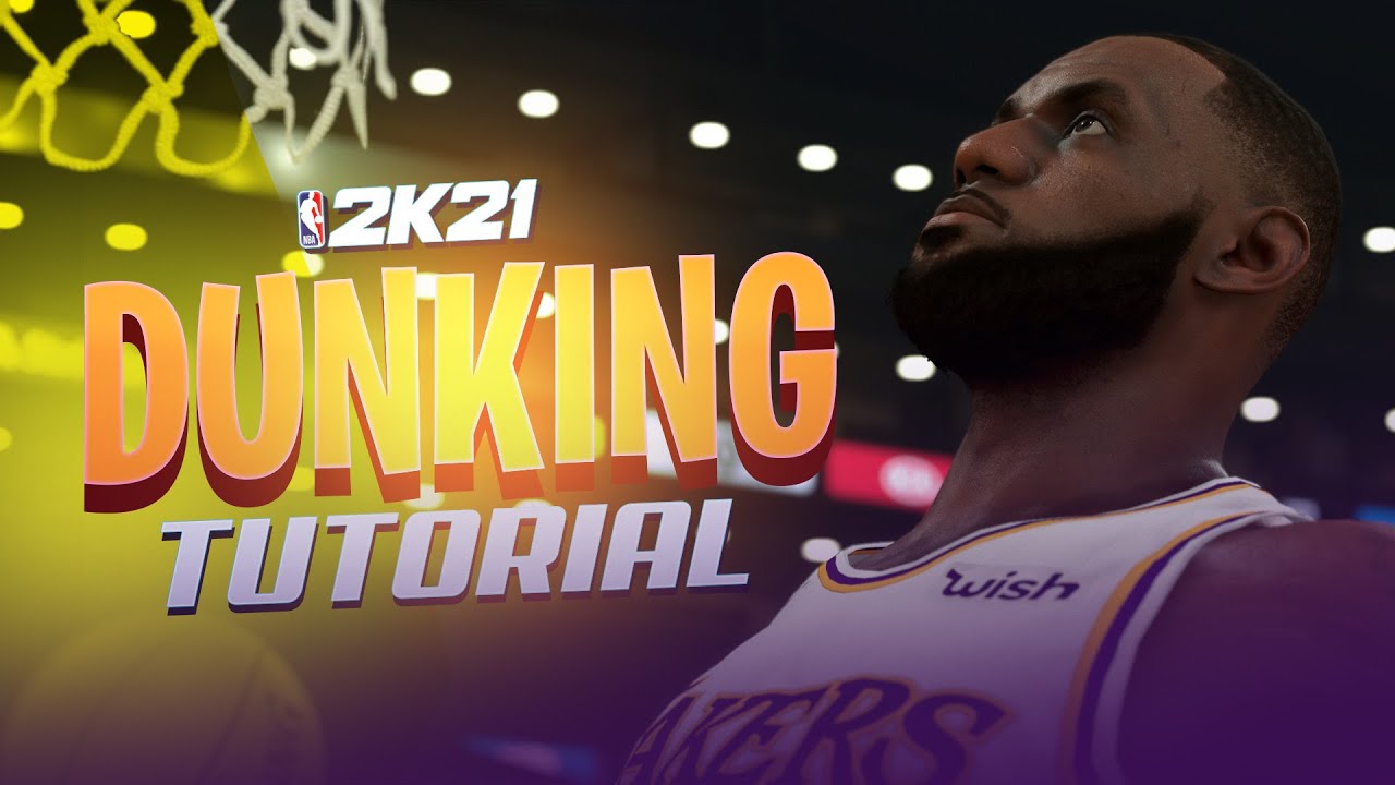 NBA 2K21 EASY DUNKING Tutorial - Flashy, Eurostep, Hopstep, Spin, Reverse, 360, Jordan FT | PS4/XB1