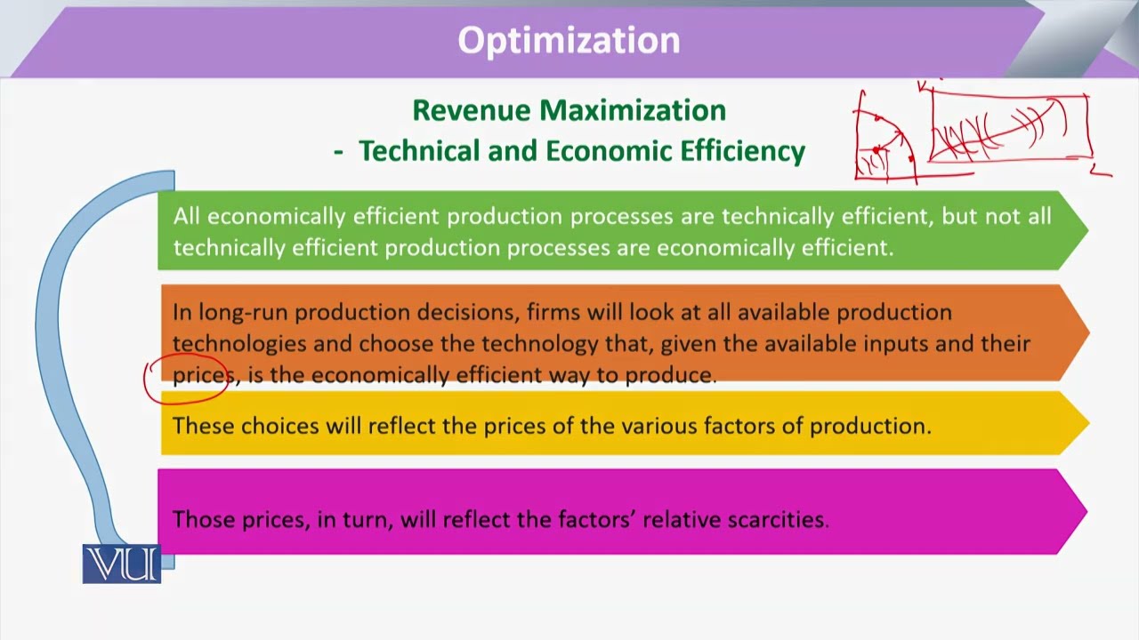 Revenue Minimization Technical & Economic Efficiency | Microeconomic Analysis | ECO614_Topic191
