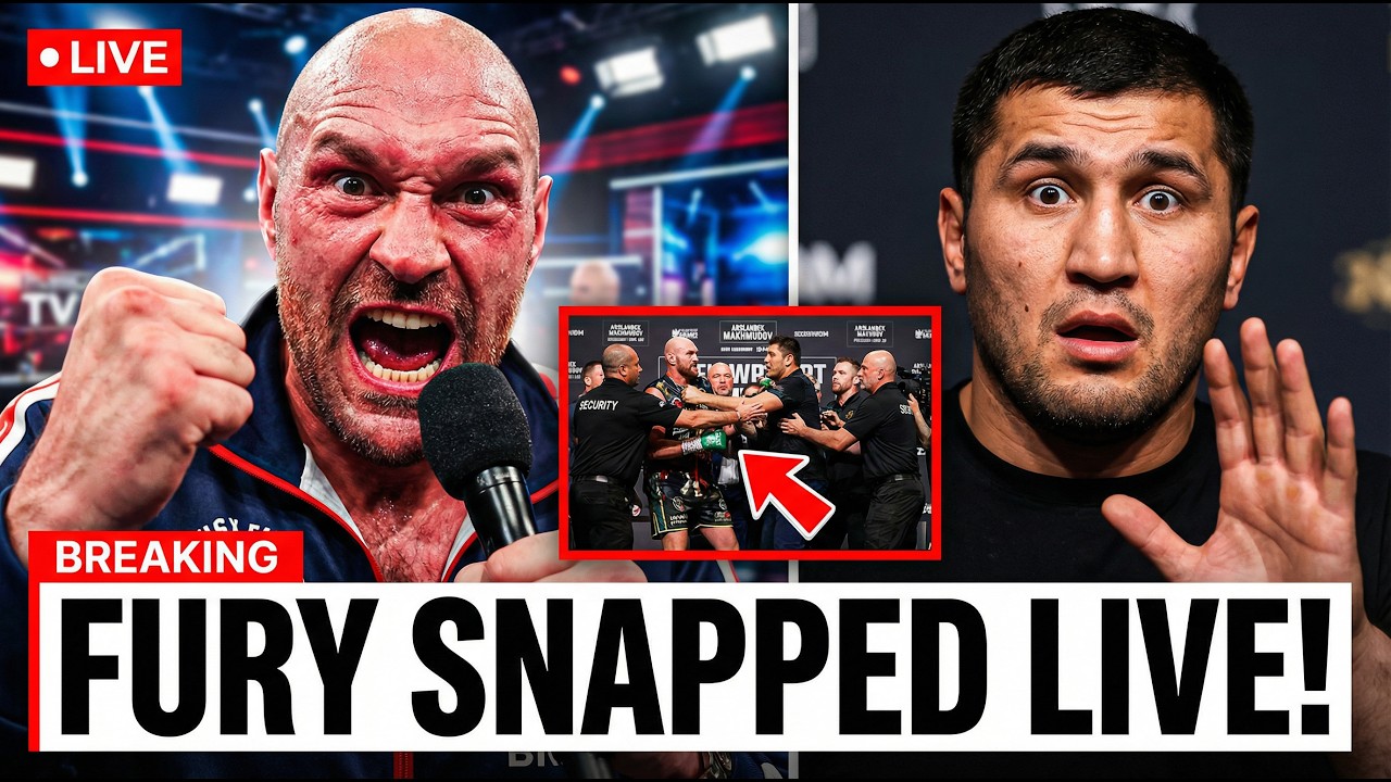FURY'S LIVE MELTDOWN! Makhmudov Pushed Him TOO FAR On Air!