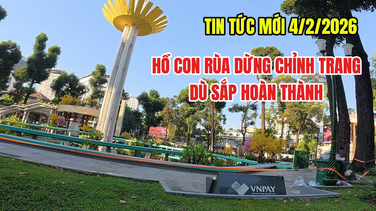 Hồ Con Rùa được đề nghị dừng chỉnh trang khi bước vào giai đoạn hoàn thiện- Đâu Đó Sai gon