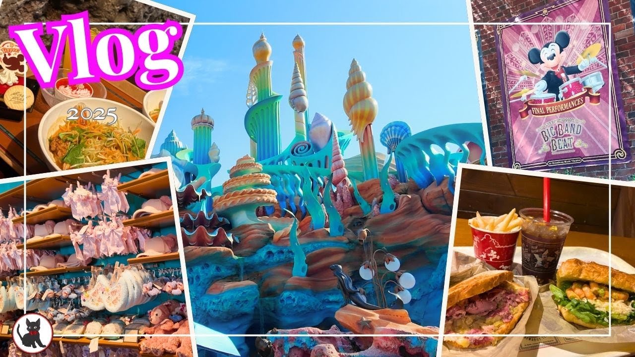 【Vlog】灼熱のディズニーシー🔥アトラクション12個制覇🎢 ！ダッフィー新グッズ＆びしょ濡れ&限定イベント盛りだくさん✨ Tokyo Disney Sea Vlog！