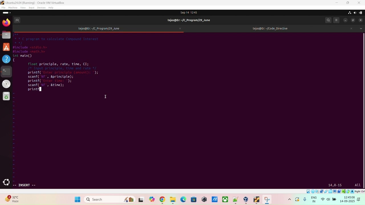 How to Calculate Compound Interest Using C Language