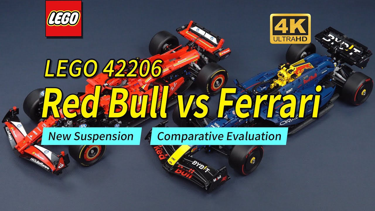 LEGO 42206 Red Bull RB-20 Or 42207 Ferrari SF-24 ? In-Depth Review Of Lego 42206 [4K]
