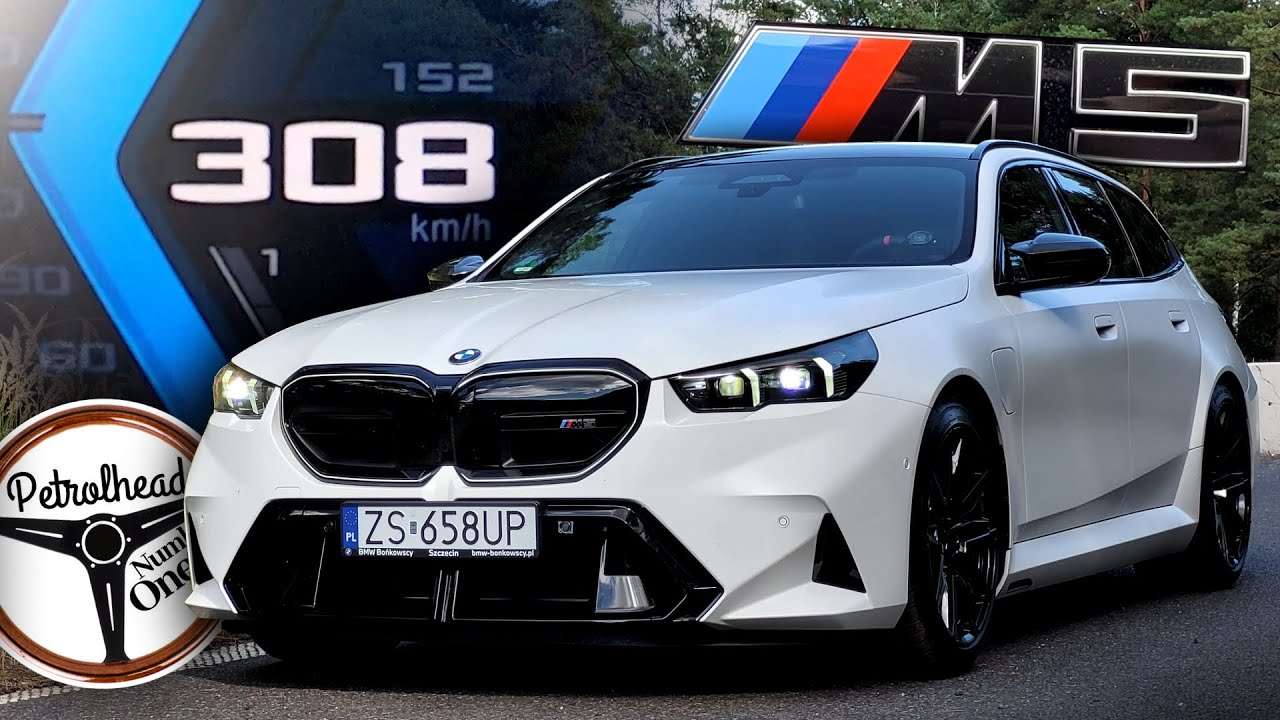 2025 BMW M5 Touring (727 KM) | V-MAX, 0-100, 100-200, 200-250 km/h, Test, AUTOBAHN. | 4K
