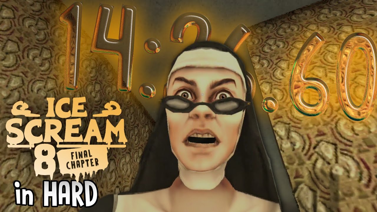 ICE SCREAM 8 TRUE ENDING SPEEDRUN IN HARD