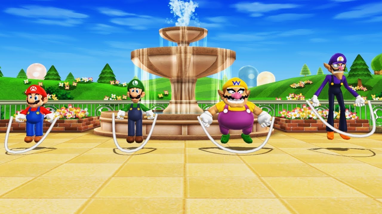 Mario Party 9 Minigames - Skipping Class