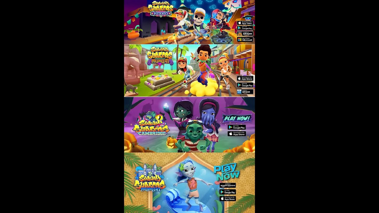 Subway Surfers all musics (August 2017 -  2021)
