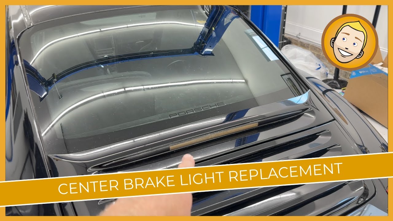 Porsche 911 997 Center Brake Light Replacement