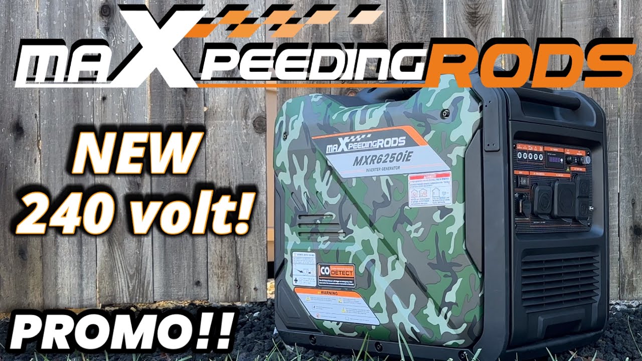 New 240 volt generator !! Test & Review MaXpeedingRods MXR6250iE