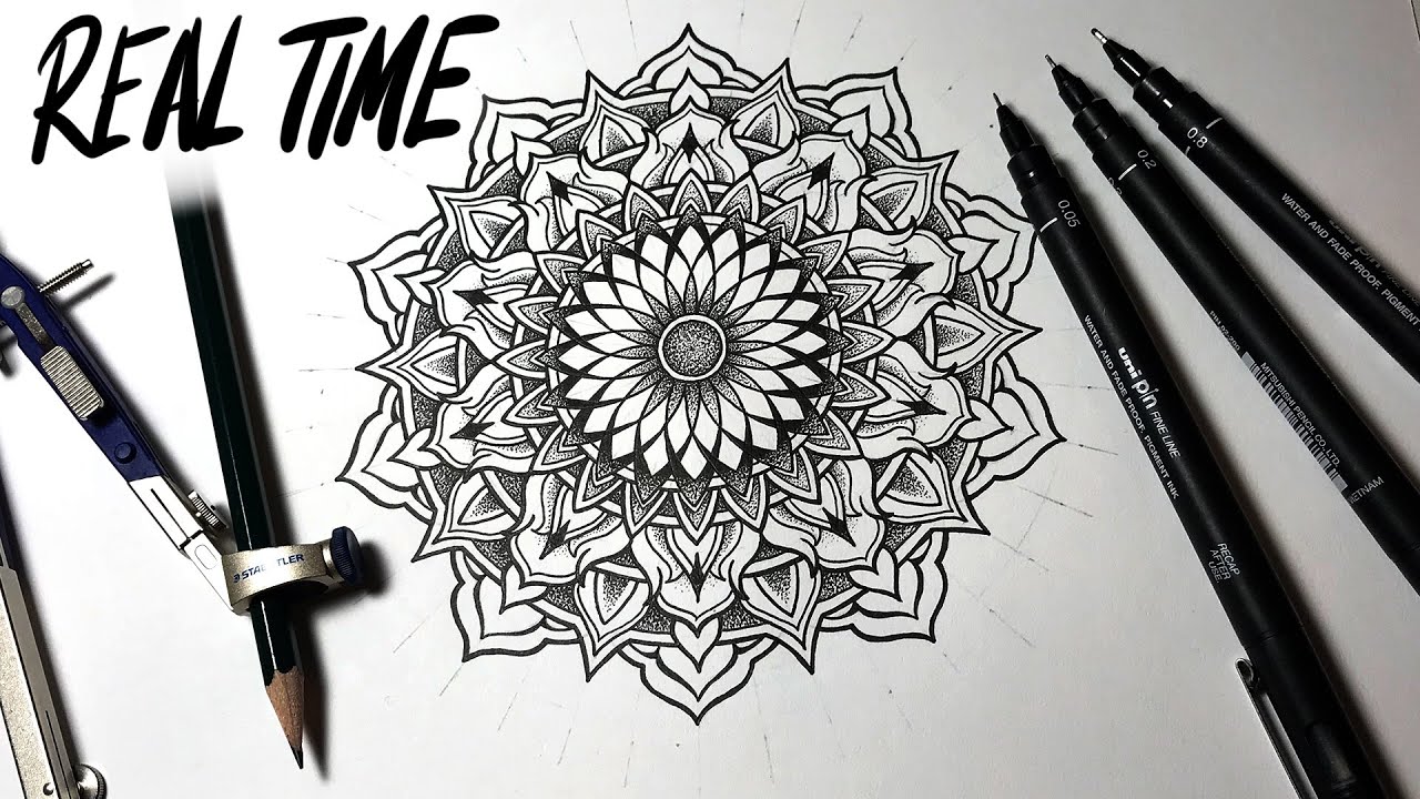 Drawing A Mandala in Real Time