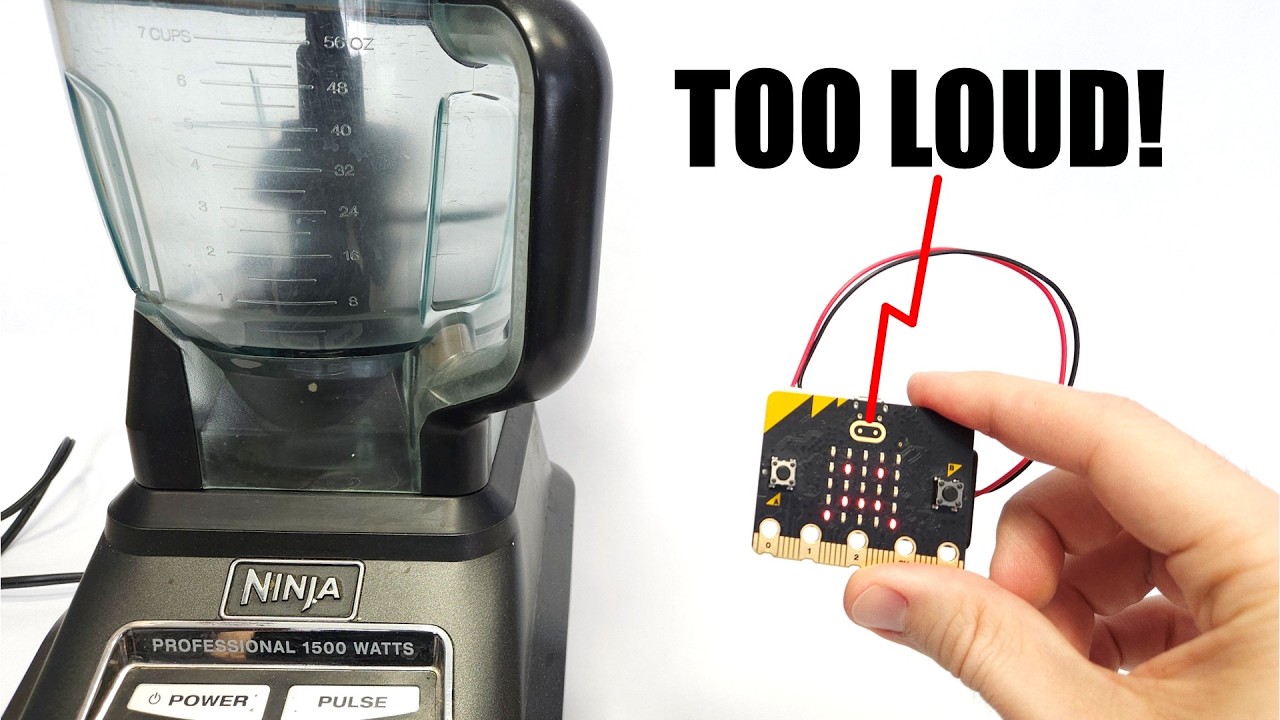 Sound level monitoring with micro:bit | science project