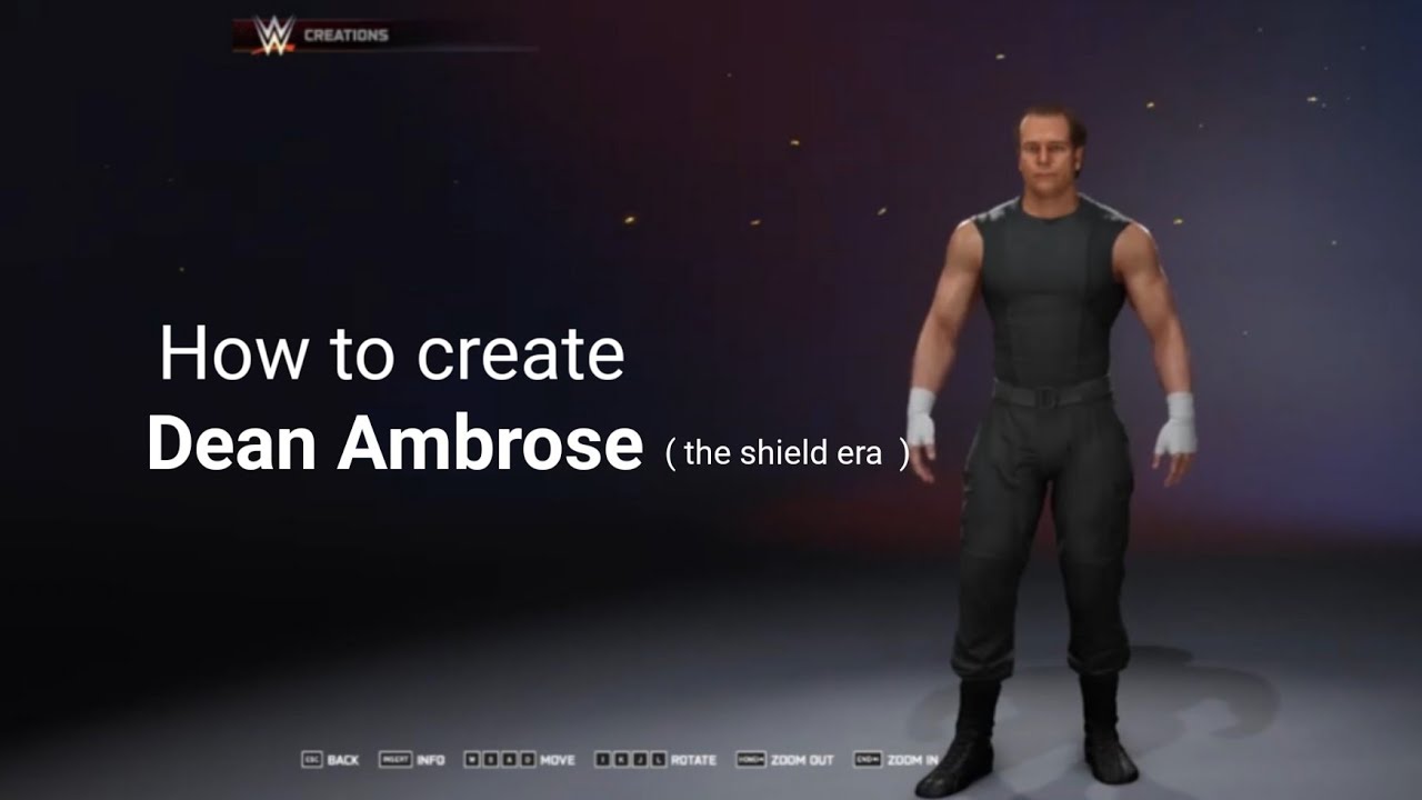 How to create Dean Ambrose '13 in WWE 2K25 (offline)