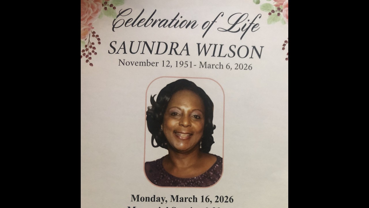 Celebration Of Life Saundra Wilson