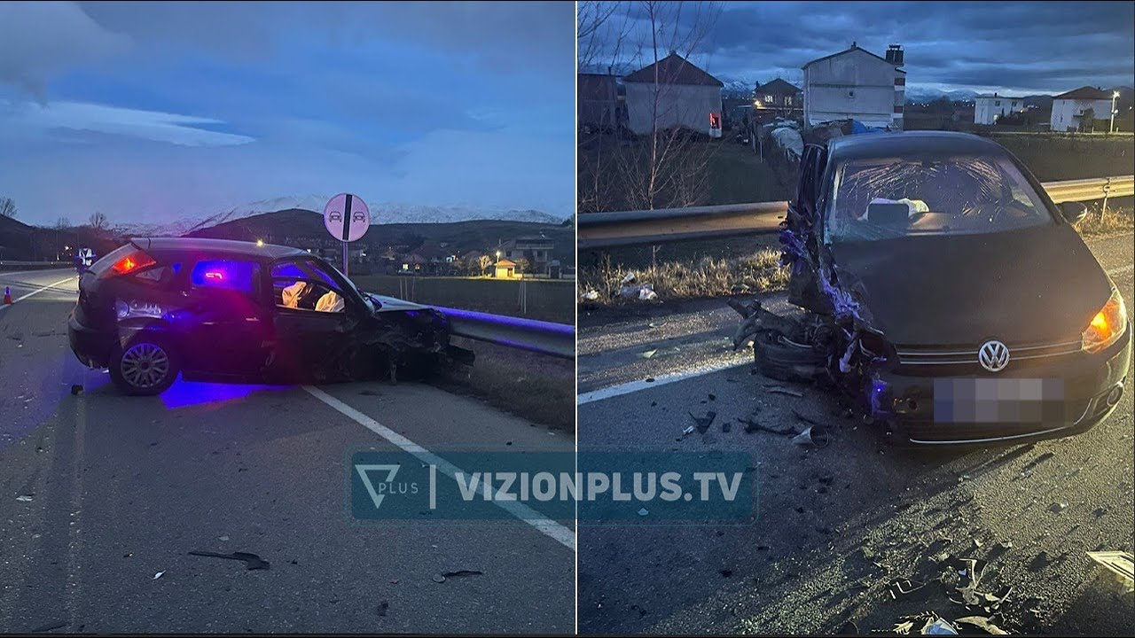 Aksident në aksin Korçë-Pogradec, dy persona të lënduar - Vizion Plus