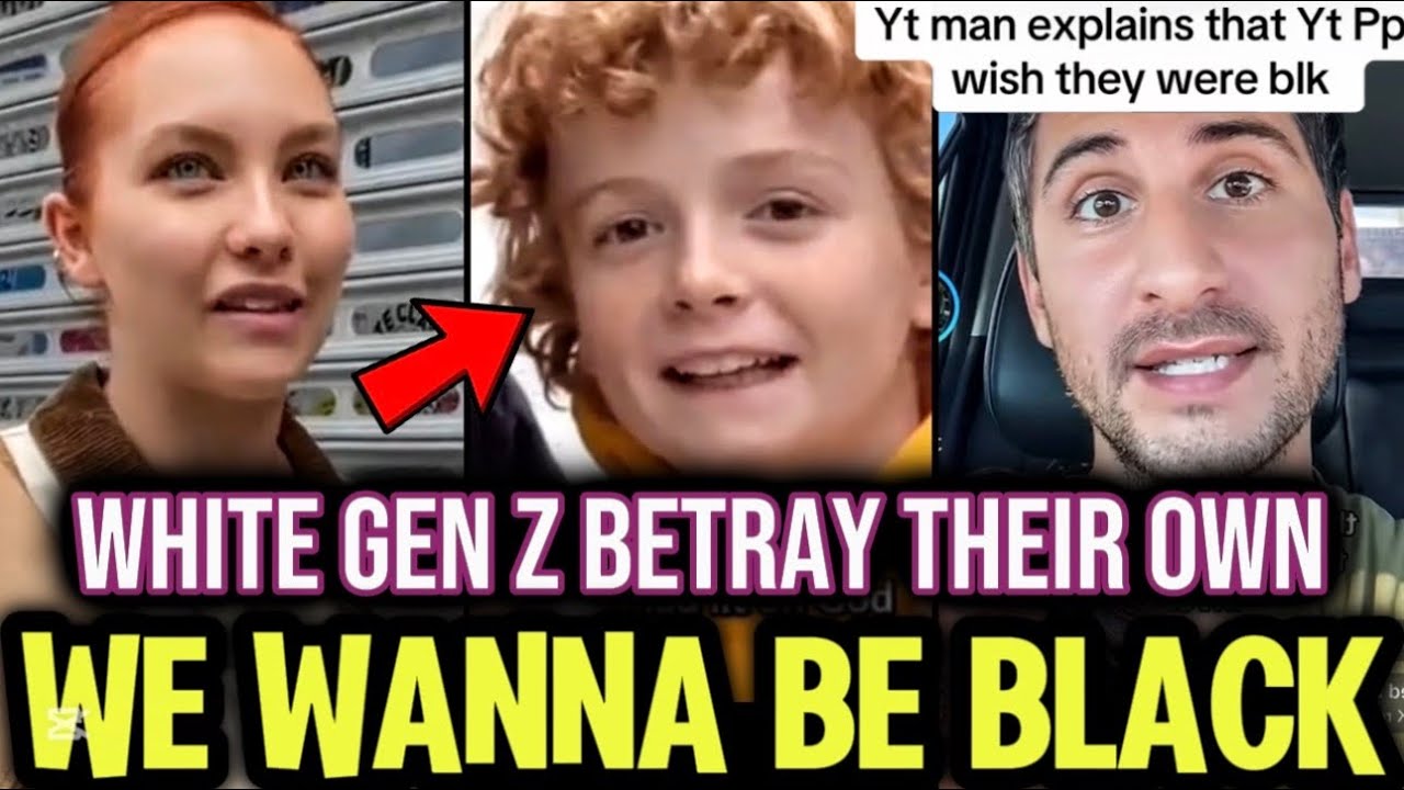 White Folks PANIC as Wh!te Gen Z Choose Black Culture & Publicly Wanna be like Black People