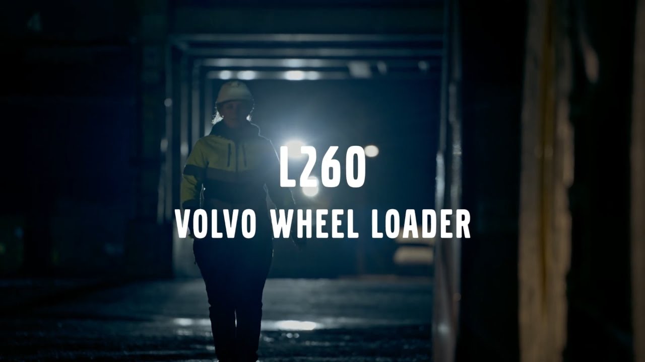 The new generation L260 wheel loader from Volvo