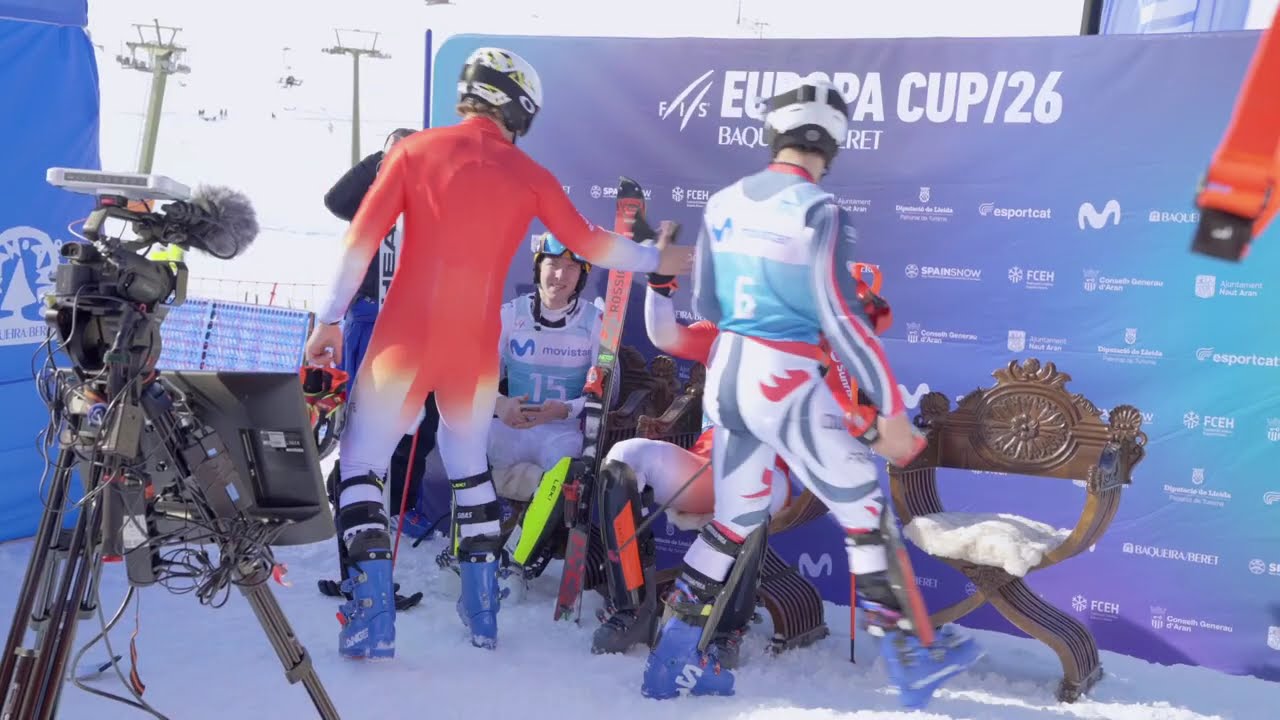 Lo mejor del primer slalom de la Copa de Europa en Baqueira Beret