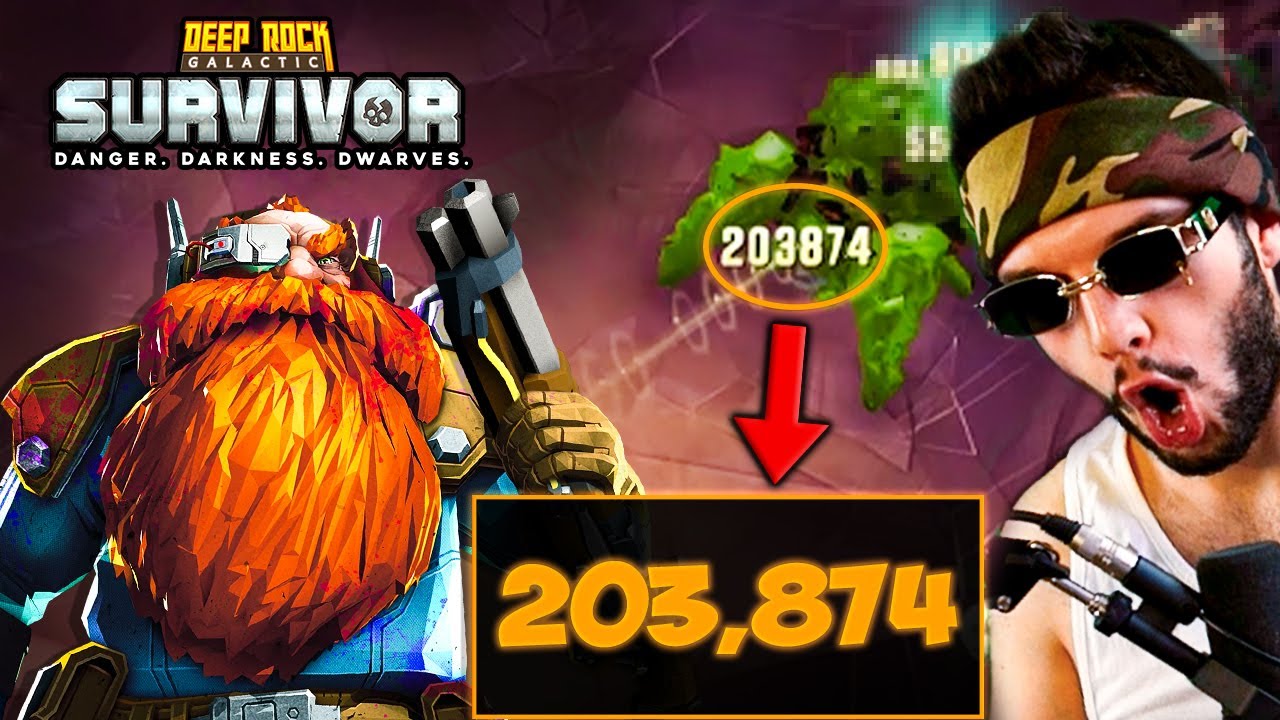 OVER 200K SNIPER SHOT MAKES HAZARD 5 EASY MODE!!! | Deep Rock Galactic: Survivor