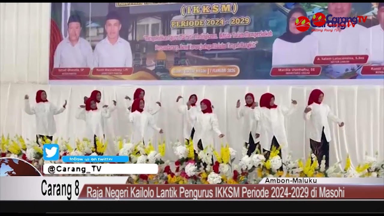 Raja Negeri Kailolo Lantik Pengurus IKKSM Periode 2024-2029 di Masohi