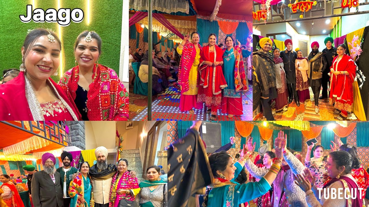 Jaago Night me full dhoom 💃🥁 | Nepali Bahu in Punjabi shaadi/ ajnabi ne ghar de diya hume ❤️🥹🎉