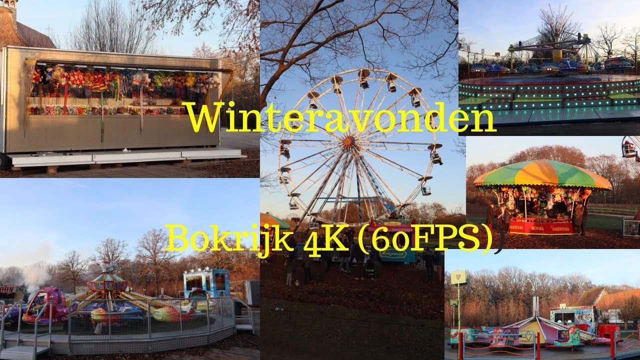 Winteravonden Bokrijk  (Kermis) 2018 4k (60FPS)