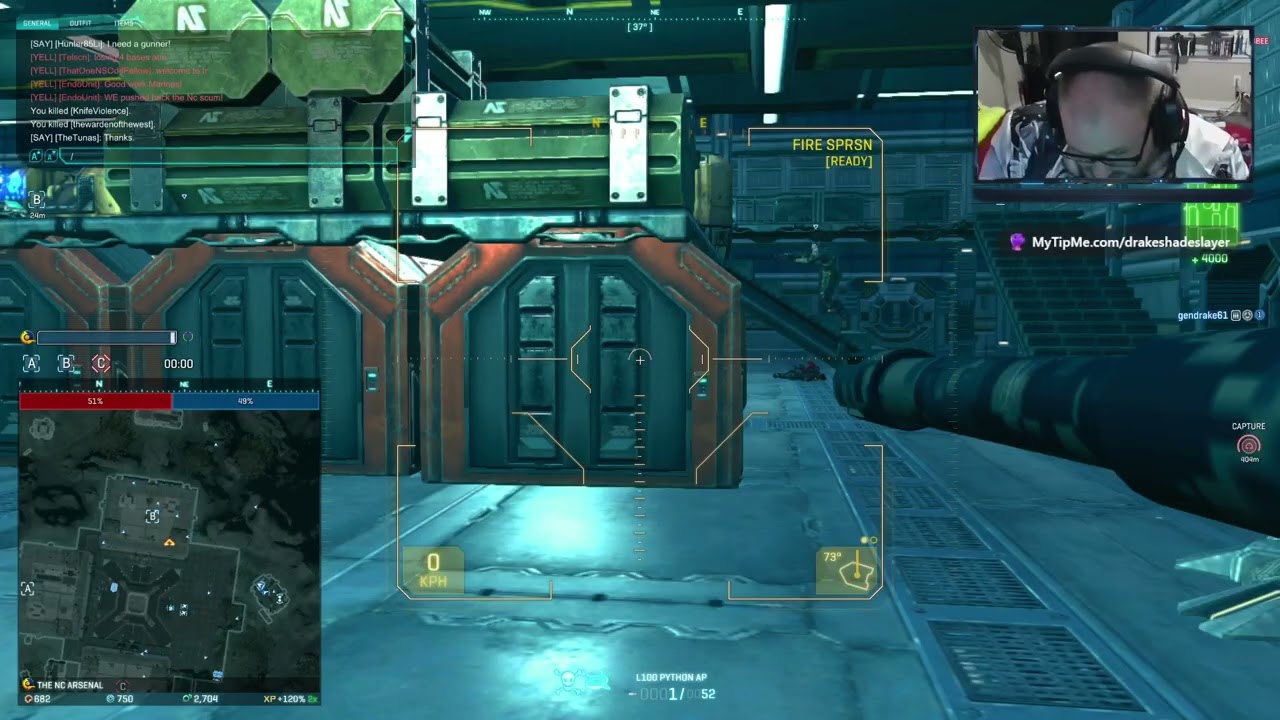 The unexpected tank at point b!