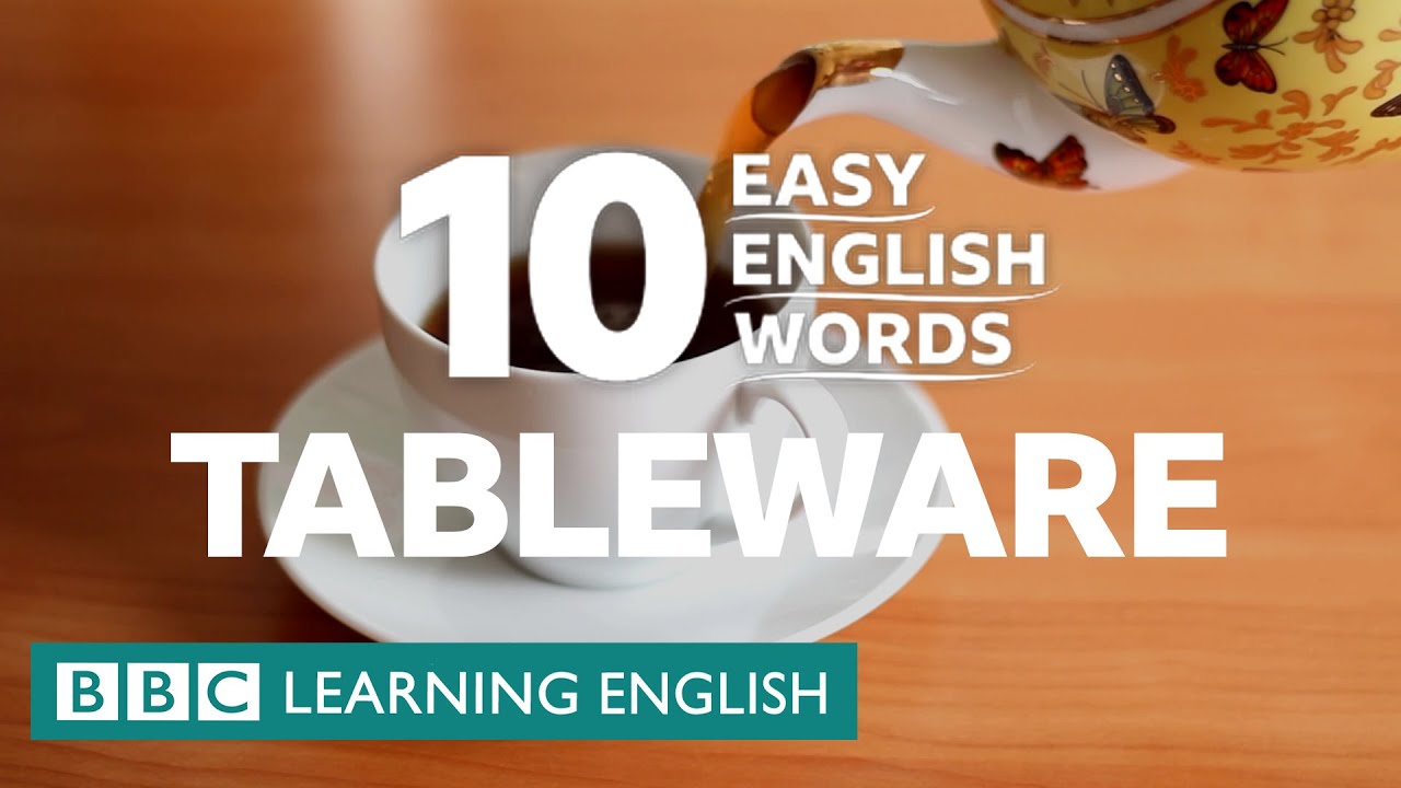Tableware: 10 Easy English Words ☕🍽️🥣