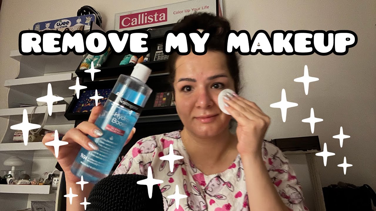 ASMR Remove my makeup tingly🧽🧼 #asmr #asmrtriggers #asmrsounds 