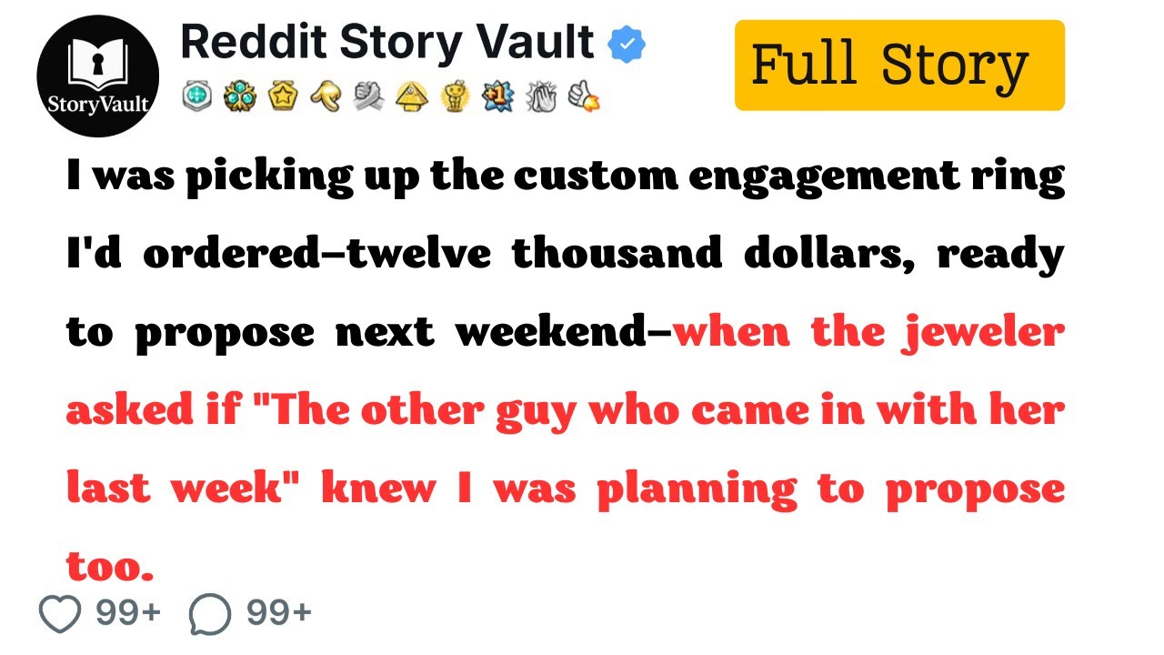Picking Up Her $12K Ring—Jeweler Asked About 'The Other Guy She Went Ring Shopping With